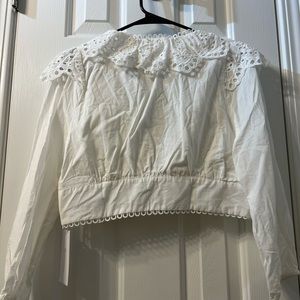 White Long Sleeve Top